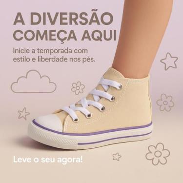 Imagem de Tênis Infantil Menina Menino Al Starzinho 26 ao 33 Cano Alto Lançament