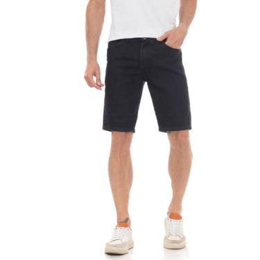 Imagem de Bermuda Jeans Masculina Black Comfort  Preto - ,,,, Preto, 42
