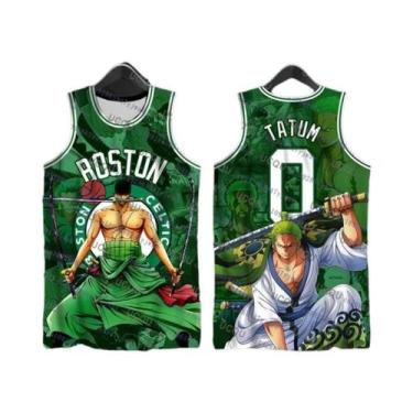 Imagem de Camiseta Sem Mangas Masculina De Anime Luffy Zoro Oversize Casual Resp