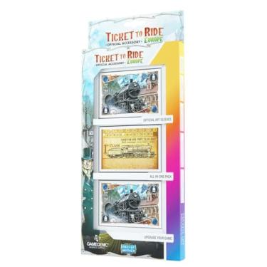 Imagem de Galápagos GGS15003ML Gamegenic: Ticket to Ride Europe Art Sleeves, Acessório, Multicor