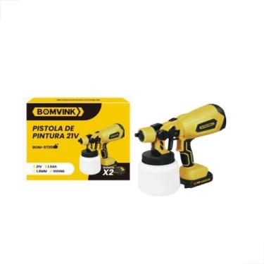Imagem de Pistola Pintura s/Fio 21V Bivolt Bom97201H Bomvink Unica, Unica, 21V