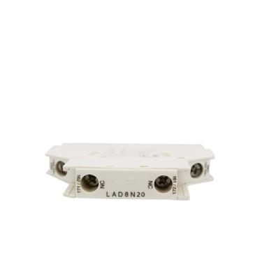 Imagem de Contator de ação momentânea de contato auxiliar, dois suportes laterais normalmente abertos LAD8N20C