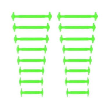 Imagem de Cadarços Elásticos De Silicone Unissex 16 Peças Sem Amarração Para Tod