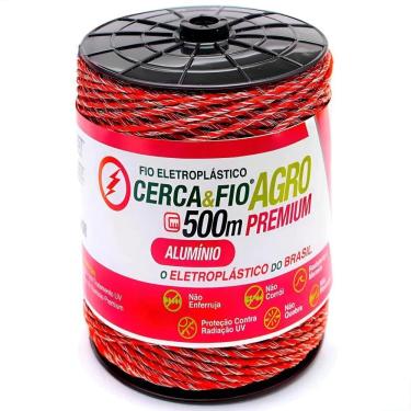 Imagem de Fio Eletroplástico Igecast Alumínio 9X6 Laranja Inteiro 500M