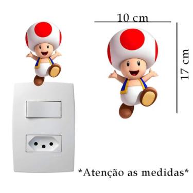 Imagem de Adesivo De Interruptor Mario Mod03 - Lojinha Da Luc Adesivos
