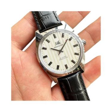 Imagem de Relógio De Pulso Mecânico Masculino Com Design Bauhaus De 36 Mm, Relóg