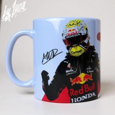 Imagem de Caneca Porcelana Max Verstappen Fórmula 1  Racing Automobilismo  Prese