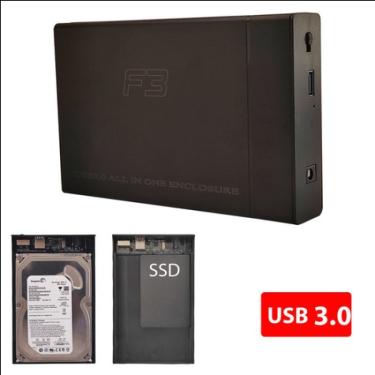 Imagem de Gaveta Externa Case P/ SSD e HD de Desktop Sata 3,5"/ 2,5" - CS-3-2em1