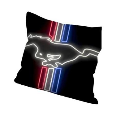 Imagem de Almofada Com Logo Do Carro Ford Mustang, Confortável Para Quarto, Sofá