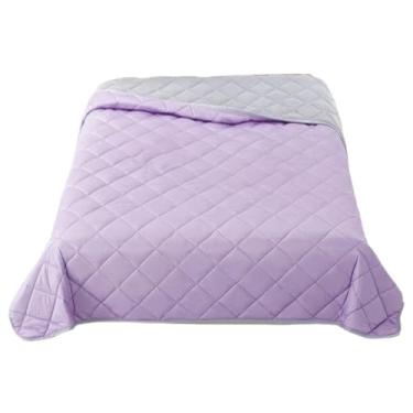 Imagem de Cobertores de cama, cobertor de cama respirável de verão para sofá | Edredom amigo da pele mantém o corpo fresco para clima quente, acampamento, viagem, quarto, noite de sono, sofá