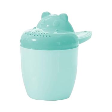 Imagem de Enxaguador de banho de bebê, copo de enxágue infantil - Balde de segurança espesso com desenho animado para lavagem de cabelo infantil para meninas e meninos e meninas