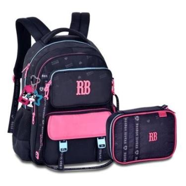 Imagem de Mochila com Estojo Box Kit Rebecca Bonbon Bolsa Adolescente-Feminino
