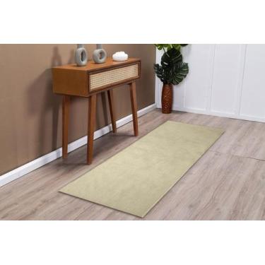 Imagem de Tapete Passadeira Turim Antiderrapante 0,66 Venda por metro Marfim - P