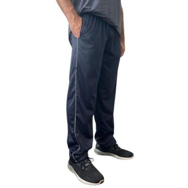 Imagem de Calça Helanca Masculina Flanelado Roupa Inverno Agasalho Academia Jogg