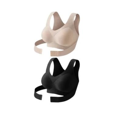 Imagem de Sutiã Feminino Sem Fio Para Correção Postural, Sem Costura, Push Up, C