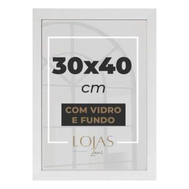 Imagem de Moldura 30x40cm Com Acetato Certificado Diploma Fotografia - Marrom - 