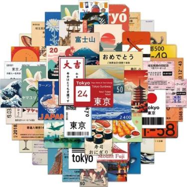 Imagem de 50 Adesivos Japão Placas Símbolos Cultura Gastronomia Decoração