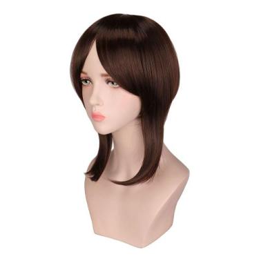 Imagem de Cosplay Wig Identitys Emmas Woods, traje de anime sintético - yiweisai