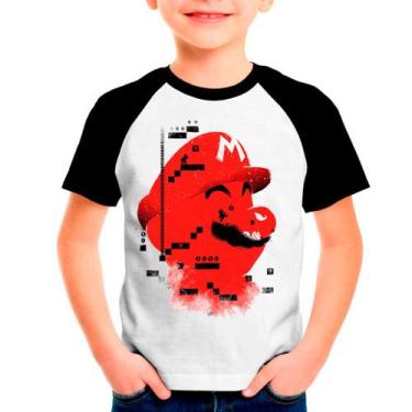 Imagem de Camiseta SUPER MARIO BROS LUIGI Games Jogos Moda Infantil Roupa Crianç
