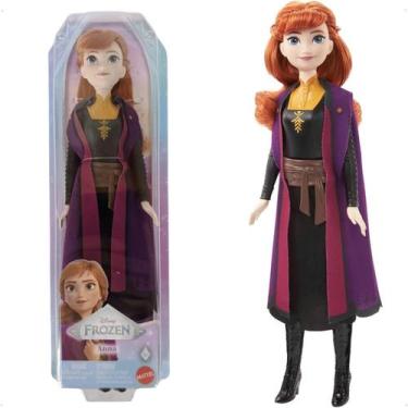 Imagem de Boneca Anna Frozen Disney 29cm Articulada Mattel, Frozen