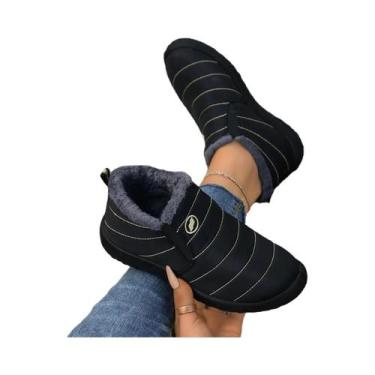 Imagem de Botas Femininas De Algodão, Outono Inverno, Quentes, Confortáveis, Ant