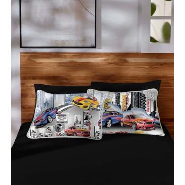 Imagem de Jogo de Cama Casal Game On Vivaldi Preto, UN, Preto