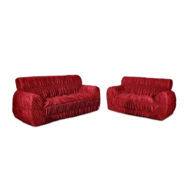 Imagem de Capa de Sofá Protetora 21 Elásticos 2 e 3 lugares Tamanho King - LOVE4