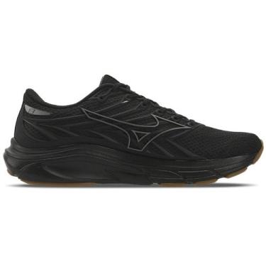 Imagem de Tênis Mizuno Jet 8 Corrida Caminhada Esportivo, Preto, 41