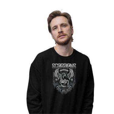 Imagem de Blusa de frio moletom rock internacional so os melhores - LC Brasil, M