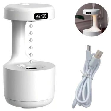 Imagem de Umidificador com Efeito de Água Subindo USB - Atena