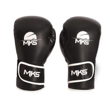 Imagem de Luva de Boxe MKS Classic em PU -, Preto, 16oz