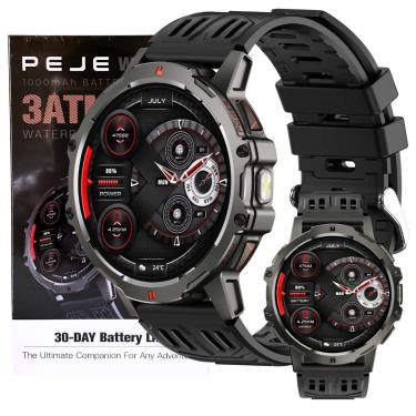 Imagem de Relógio Inteligente Peje ZW15 Redondo Masculino Resistente À Água Monitor Atividades Fisicas-Unissex