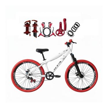 Imagem de Bicicleta 26 Gta Rebel Freeride Single Freio Hidráulico Cubo k7 Barulhento Pneu Flame Aros Vmaxx-Unissex