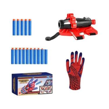 Imagem de Brinquedo De Pulso Lançador De Heróis Infantil Com Cinco Furos, Mola M