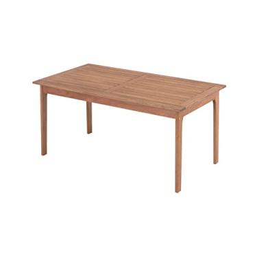 Imagem de Mesa de Jantar 6 Lugares de Madeira para Área Externa Bertioga Meu Móvel de Madeira - Jatobá