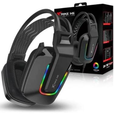 Imagem de Headset Gamer Com Fio Overear Rgb Xtrikeme Gh712-Unissex