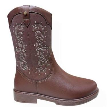 Imagem de BOTA INFANTIL TEXANA ANA PAMPILI SAFIRA MARROM 279135-Feminino