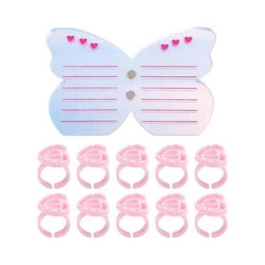 Imagem de Ferramenta Colorida De Acrílico Para Extensão De Cílios Com Placa Magn