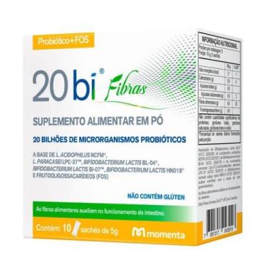 Imagem de Suplemento Alimentar em Pó 20 BI Fibras 10 Sachês de 5g Cada - MOMENTA