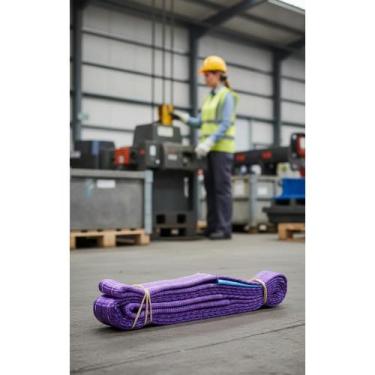 Imagem de Cintas Elevação Carga 1 Ton 2M Poliéster Alta Resistência - Congratula