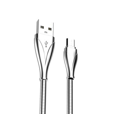 Imagem de Cabo USB-Micro USB C3tech CB-M190GY para Recarga e Sincronização Fast Charger 2.4A 1 ME...