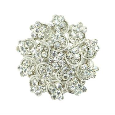 Imagem de Broche Flor BRG17289 - Akasaki, Prateado