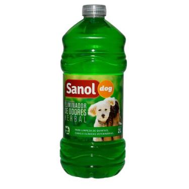 Imagem de Eliminador De Odores Sanol Dog 2 Litros Cor:Herbal