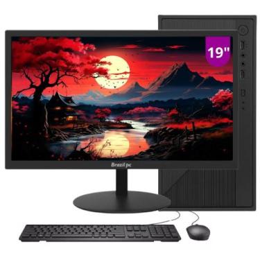 Imagem de Computador Completo Intel Core i5 8GB SSD 128GB Monitor LED 19 HDMI Wi
