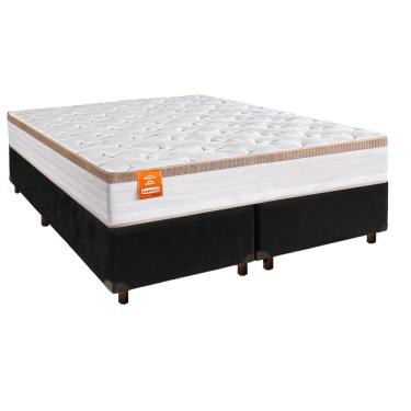Imagem de Base Box + Colchão Molas Ensacadas King Isis Inducol