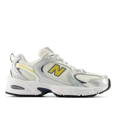 Imagem de Tênis New Balance 530, Prata, Branco, 37