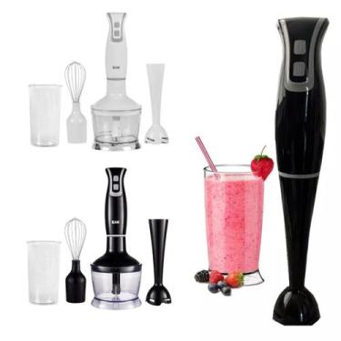 Imagem de Processador 3 Em 1 Mixer Elétrico Portatil Para Cozinha Misturador Tri