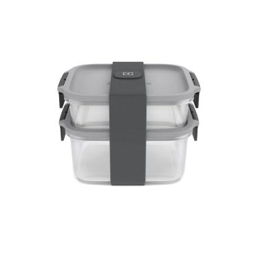 Imagem de Kit Marmiteira Lunch Box Electrolux Plástico Cinza Resistente a Temperatura
