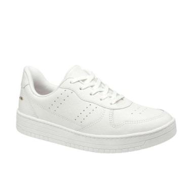 Imagem de Tênis Dakota Casual Couro - Feminino, Branco, 36