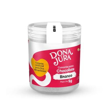 Imagem de Corante em pó Branco Para Chocolate 5g Dona Jura